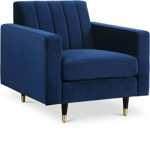 Lola Navy Velvet Chair - Furniture Stars (Chicago, IL)