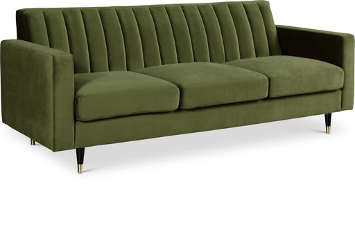 Lola Olive Velvet Sofa - Furniture Stars (Chicago, IL)