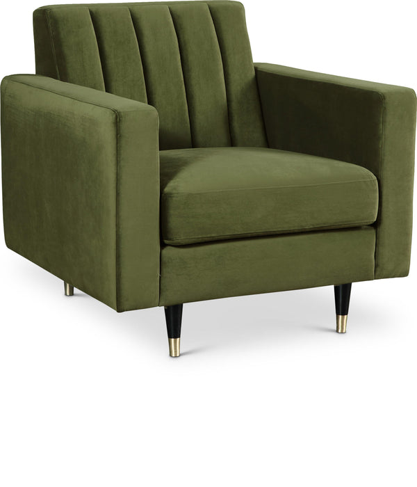 Lola Olive Velvet Chair - Furniture Stars (Chicago, IL)
