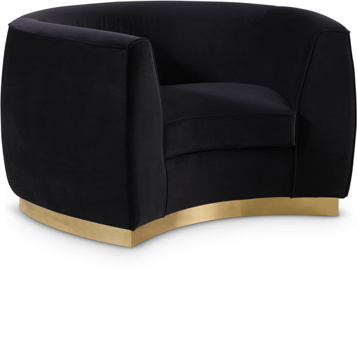 Julian Black Velvet Chair - Furniture Stars (Chicago, IL)