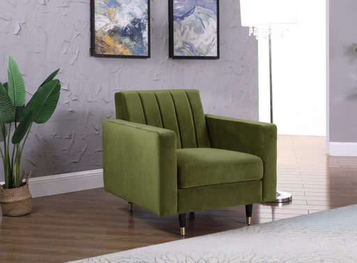 Lola Olive Velvet Chair - Furniture Stars (Chicago, IL)