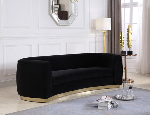 Julian Black Velvet Sofa - Furniture Stars (Chicago, IL)