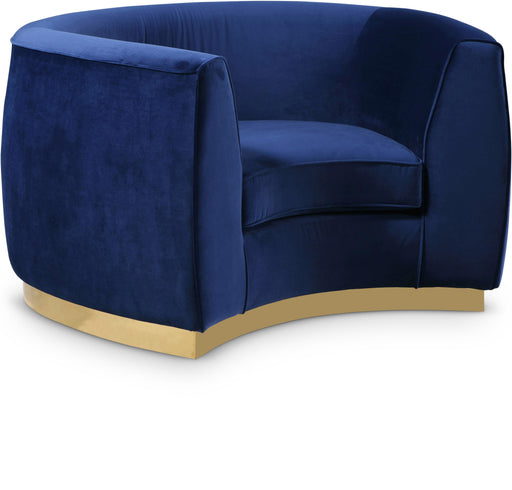 Julian Navy Velvet Chair - Furniture Stars (Chicago, IL)