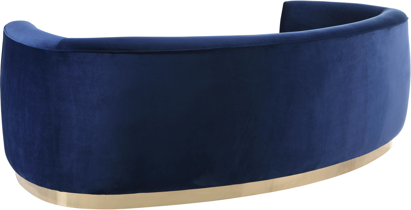 Julian Navy Velvet Sofa - Furniture Stars (Chicago, IL)