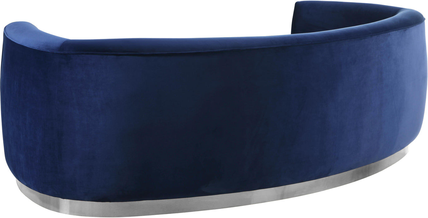 Julian Navy Velvet Sofa - Furniture Stars (Chicago, IL)