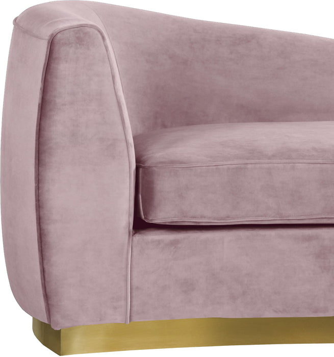 Julian Pink Velvet Chaise - Furniture Stars (Chicago, IL)