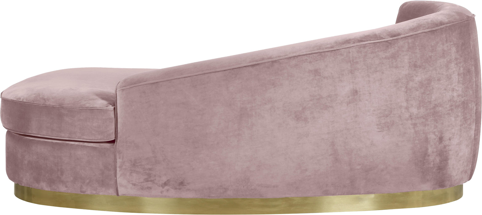Julian Pink Velvet Chaise - Furniture Stars (Chicago, IL)