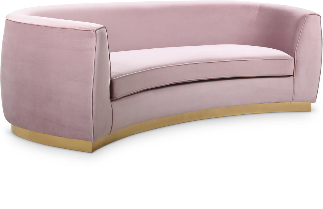 Julian Pink Velvet Sofa - Furniture Stars (Chicago, IL)
