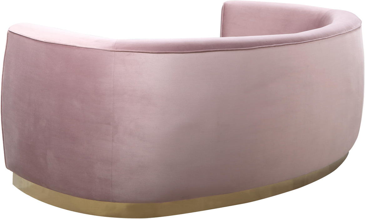 Julian Pink Velvet Sofa - Furniture Stars (Chicago, IL)