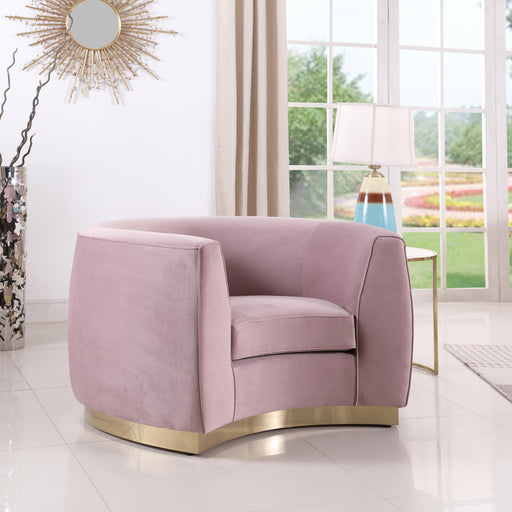 Julian Pink Velvet Chair - Furniture Stars (Chicago, IL)