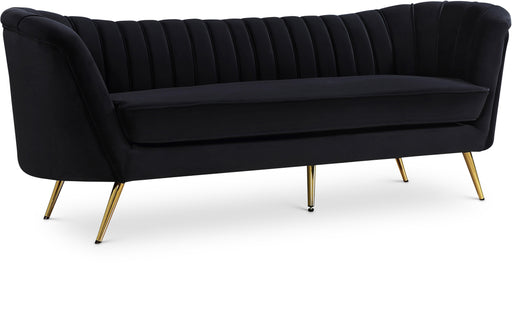 Margo Black Velvet Sofa - Furniture Stars (Chicago, IL)