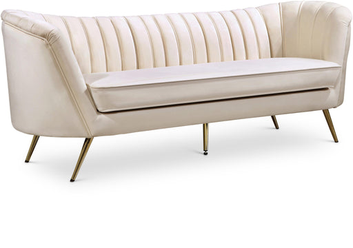 Margo Cream Velvet Sofa - Furniture Stars (Chicago, IL)