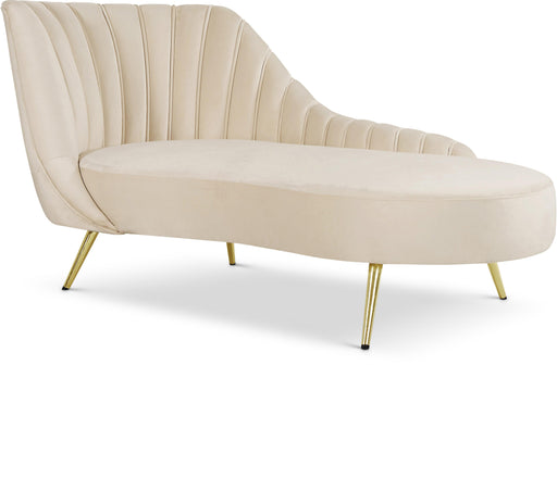 Margo Cream Velvet Chaise - Furniture Stars (Chicago, IL)