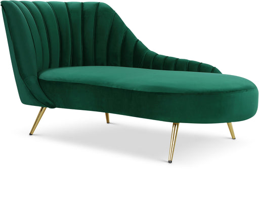 Margo Green Velvet Chaise - Furniture Stars (Chicago, IL)