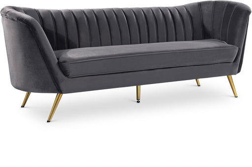 Margo Grey Velvet Sofa - Furniture Stars (Chicago, IL)