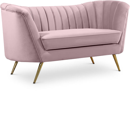 Margo Pink Velvet Loveseat - Furniture Stars (Chicago, IL)