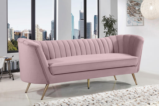 Margo Pink Velvet Sofa - Furniture Stars (Chicago, IL)