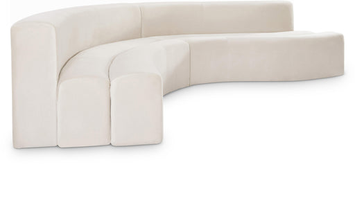 Curl Cream Velvet 2pc. Sectional - Furniture Stars (Chicago, IL)