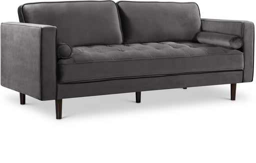 Emily Grey Velvet Sofa - Furniture Stars (Chicago, IL)