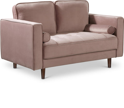 Emily Pink Velvet Loveseat - Furniture Stars (Chicago, IL)