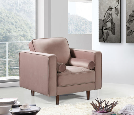 Emily Pink Velvet Chair - Furniture Stars (Chicago, IL)