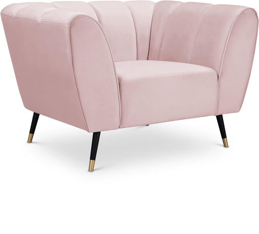 Beaumont Pink Velvet Chair - Furniture Stars (Chicago, IL)