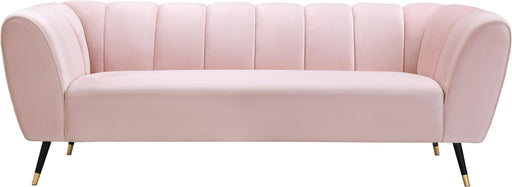 Beaumont Pink Velvet Sofa - Furniture Stars (Chicago, IL)