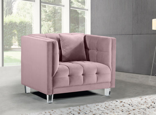 Mariel Pink Velvet Chair - Furniture Stars (Chicago, IL)