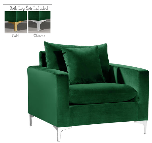 Naomi Green Velvet Chair - Furniture Stars (Chicago, IL)