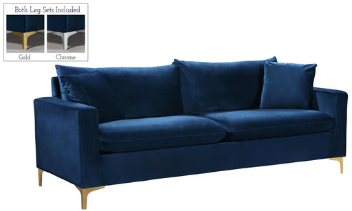 Naomi Navy Velvet Sofa - Furniture Stars (Chicago, IL)