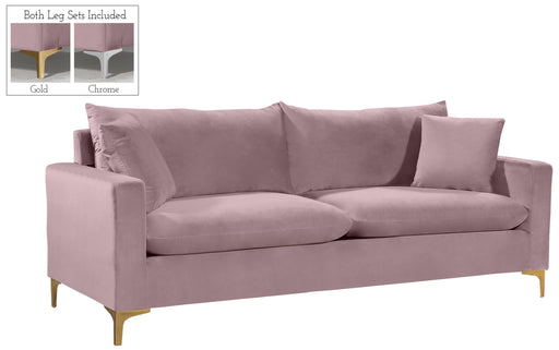 Naomi Pink Velvet Sofa - Furniture Stars (Chicago, IL)