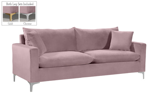 Naomi Pink Velvet Sofa - Furniture Stars (Chicago, IL)