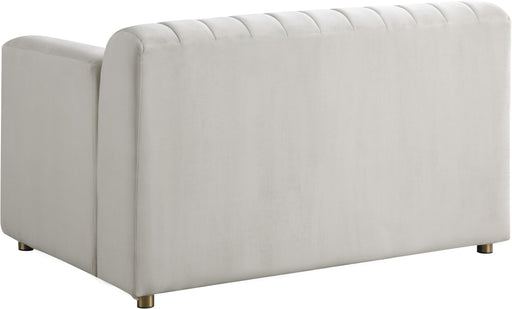Naya Cream Velvet Chair - Furniture Stars (Chicago, IL)