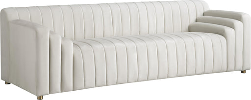 Naya Cream Velvet Sofa - Furniture Stars (Chicago, IL)