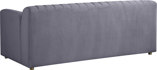 Naya Grey Velvet Loveseat - Furniture Stars (Chicago, IL)