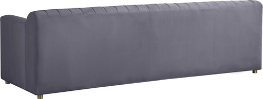 Naya Grey Velvet Sofa - Furniture Stars (Chicago, IL)
