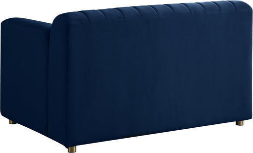 Naya Navy Velvet Chair - Furniture Stars (Chicago, IL)