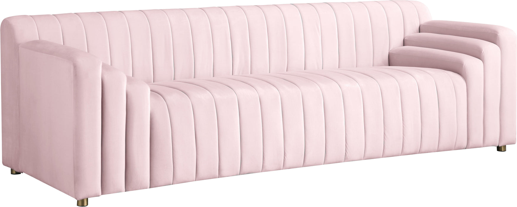 Naya Pink Velvet Sofa - Furniture Stars (Chicago, IL)