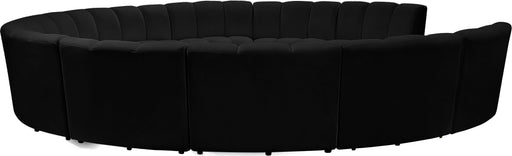 Infinity Black Velvet 11pc. Modular Sectional - Furniture Stars (Chicago, IL)