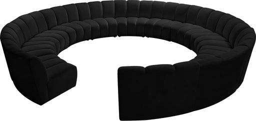 Infinity Black Velvet 12pc. Modular Sectional - Furniture Stars (Chicago, IL)