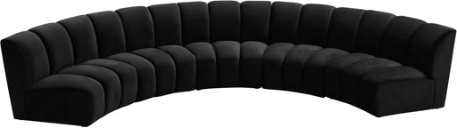 Infinity Black Velvet 5pc. Modular Sectional - Furniture Stars (Chicago, IL)