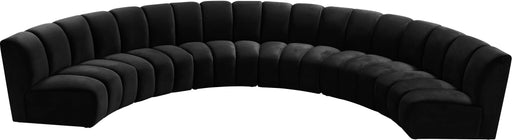 Infinity Black Velvet 6pc. Modular Sectional - Furniture Stars (Chicago, IL)