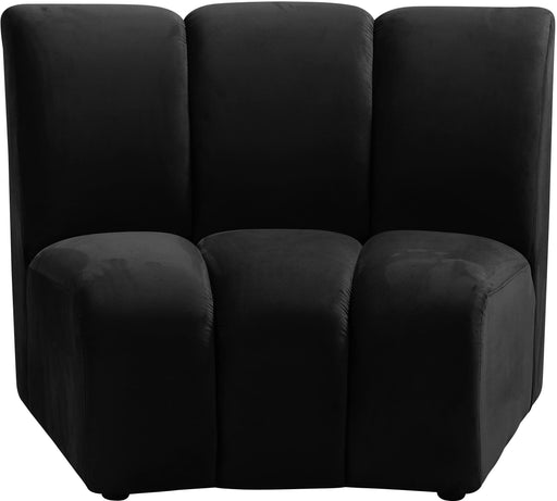 Infinity Black Velvet Modular Chair - Furniture Stars (Chicago, IL)