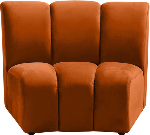 Infinity Cognac Velvet Modular Chair - Furniture Stars (Chicago, IL)