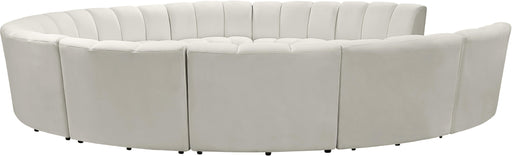 Infinity Cream Velvet 11pc. Modular Sectional - Furniture Stars (Chicago, IL)