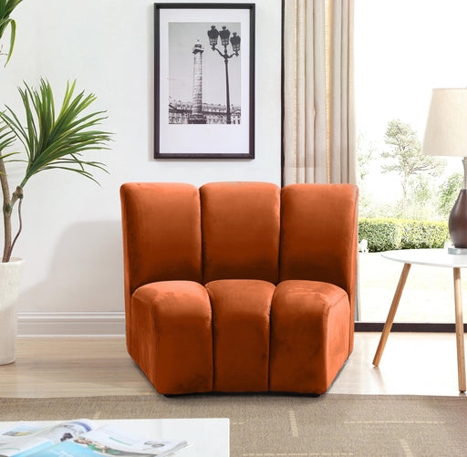 Infinity Cognac Velvet Modular Chair - Furniture Stars (Chicago, IL)