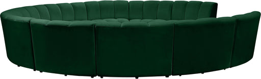 Infinity Green Velvet 11pc. Modular Sectional - Furniture Stars (Chicago, IL)