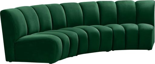 Infinity Green Velvet 3pc. Modular Sectional - Furniture Stars (Chicago, IL)