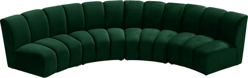 Infinity Green Velvet 4pc. Modular Sectional - Furniture Stars (Chicago, IL)