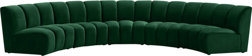 Infinity Green Velvet 5pc. Modular Sectional - Furniture Stars (Chicago, IL)